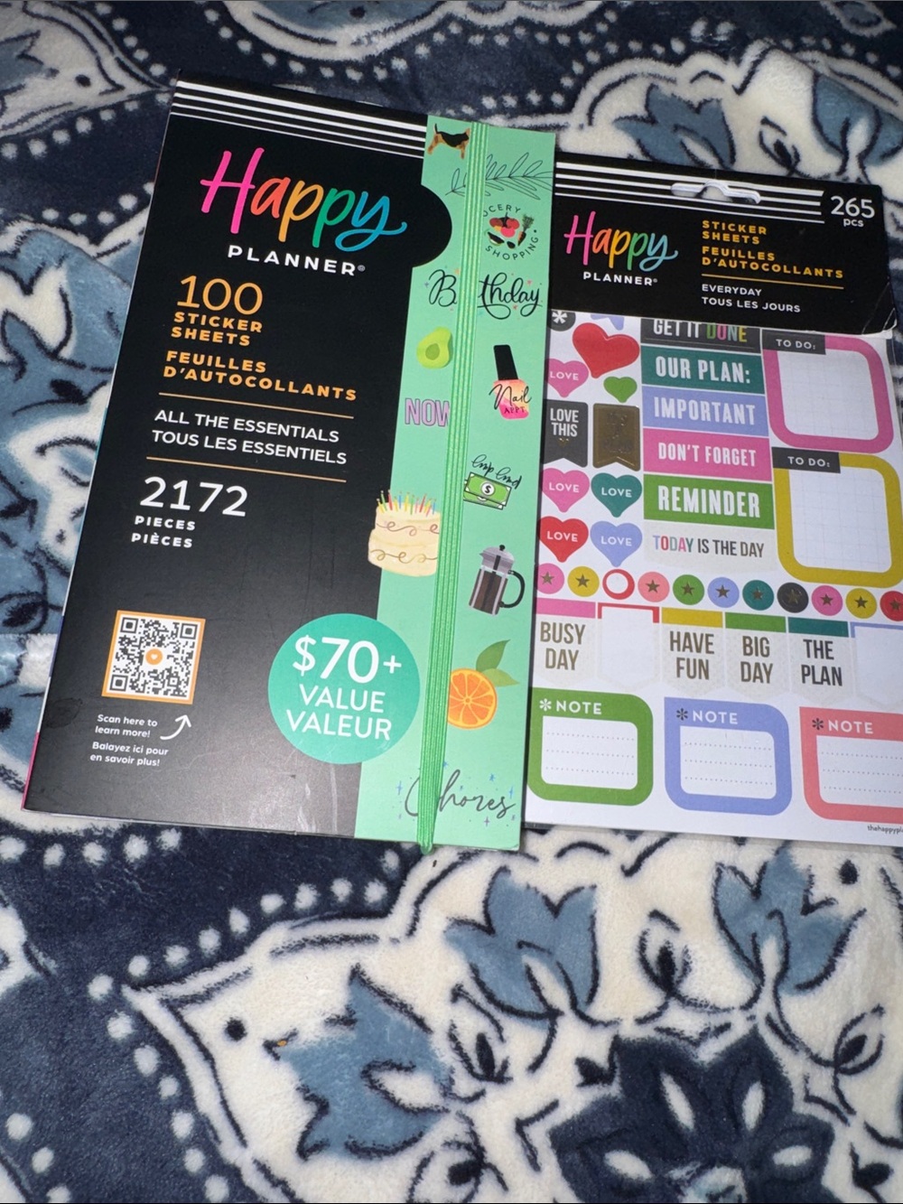 Happy Planner All The Essentials Mega Sticker Book 2172 pcs plus 265 pcs sticke